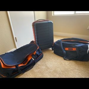 NWOT Nautica 3 piece Carry - On Set